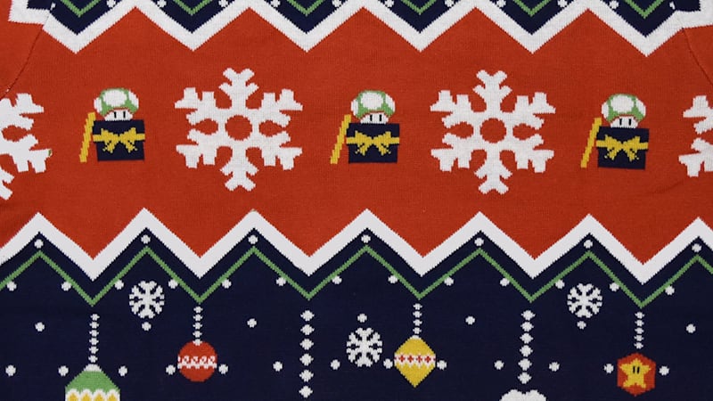 Nintendo hot sale holiday sweater